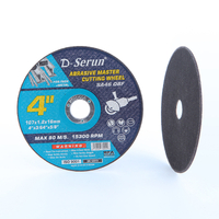 Discos de corte duráveis ​​de alumínio de alto desempenho cor preta de 4 polegadas discos de corte para metal 